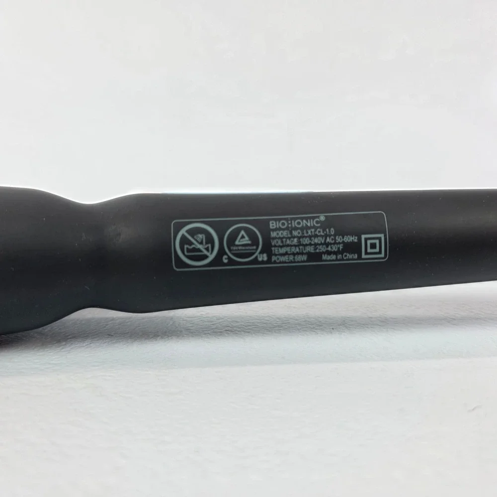 Bio Ionic GrapheneMX Curling Iron 1 Inch Black LXT-CL-1.0 Professional Styler